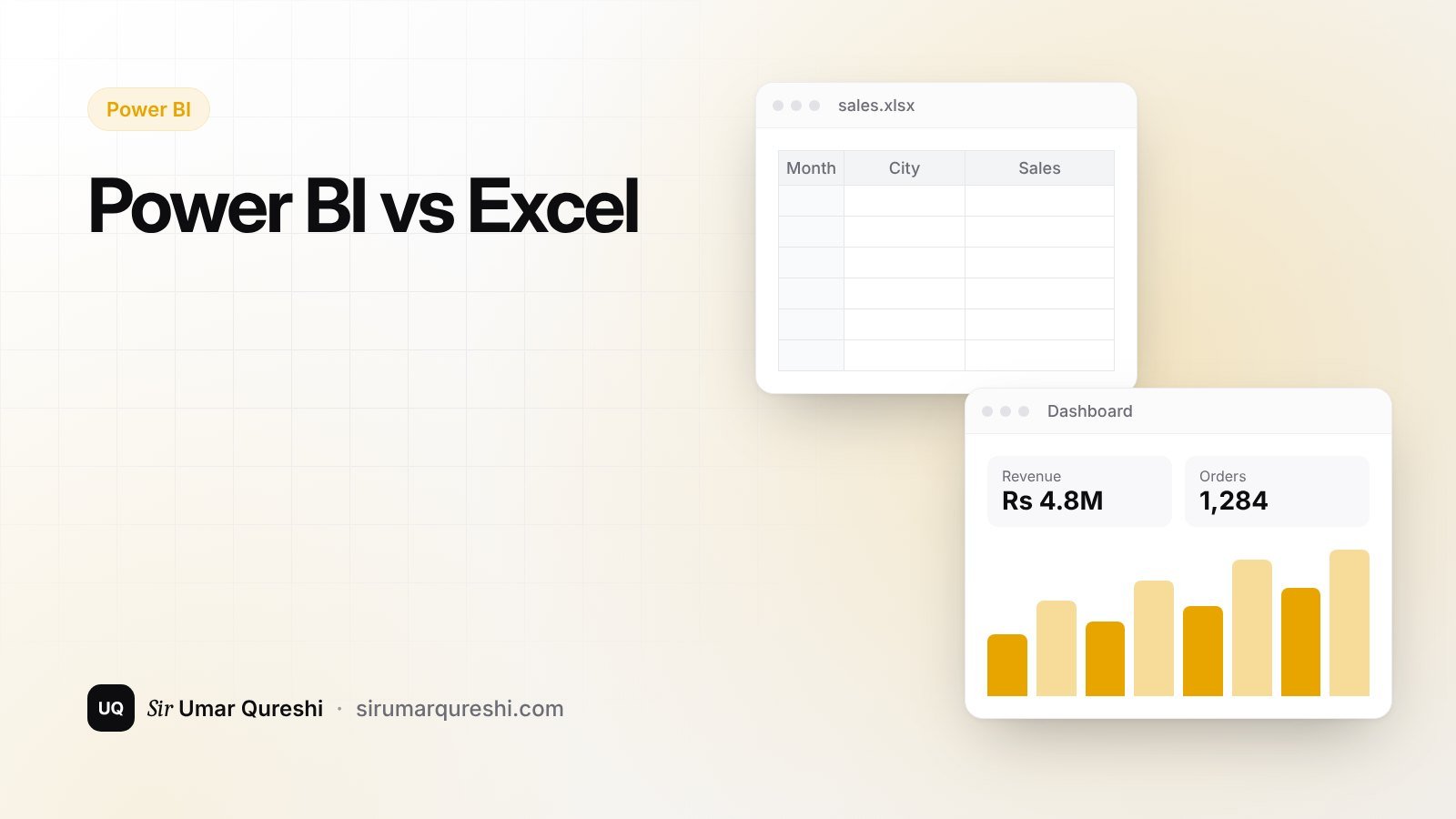 Power BI vs Excel: which should you learn first — and when to use each?