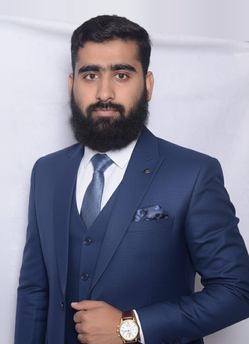 Portrait of Sir Umar Qureshi, computer science teacher and full-stack developer